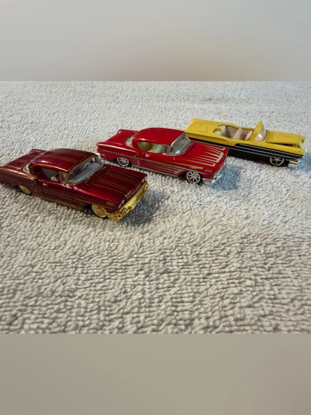 Racing Champions Chevy Impala Die-Cast Car Set of 3 Classic Vehicles Collection